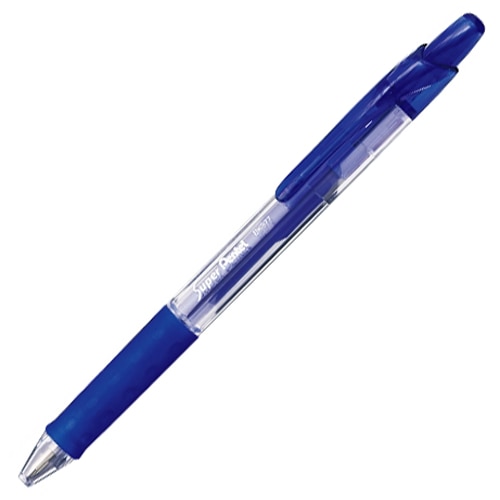 ぺんてる 油性ボールペン スーパーぺんてる 0.7mm 青 BK977-C 1本