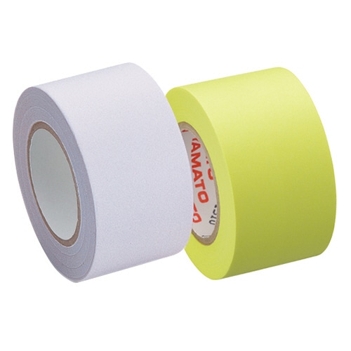 ヤマト メモック ロールテープ つめかえ用 25mm幅 白&レモン R-25H-WL 1パック(2巻)
