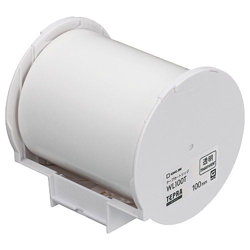 キングジム テプラ Grand テープカートリッジ 100mm 透明 WL100T 1個