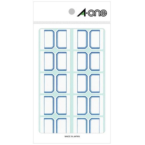 エーワン セルフインデックス[手書き用] 大 26×38mm 青 04004 1パック(150片:10片×15シート)