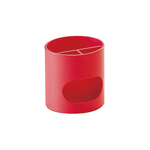 プラス ペンスタンド レッド WP-110N 1個