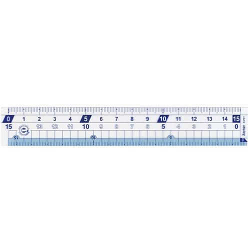 レイメイ藤井 Study Mate 再生PET定規はしゼロメモリ 15cm APJ72 1個