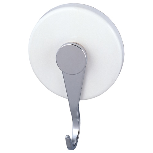 オート 強力マグネットフック 耐荷重10kg 白 OH-28M/BOX 1個