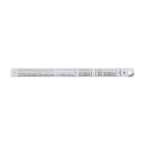 新潟精機 SK キャッチアップスケール快段目盛 30cm CU-30KD 1本