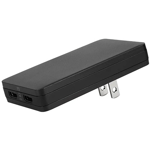 オウルテック　ＯＥＣ　ＡＣ充電器　ＰＤ６５Ｗ　Ｔｙｐｅ－Ｃ×２　ブラック　ＯＥＣ－ＡＰＤ６５Ｃ２Ｇ－ＢＫ　１個