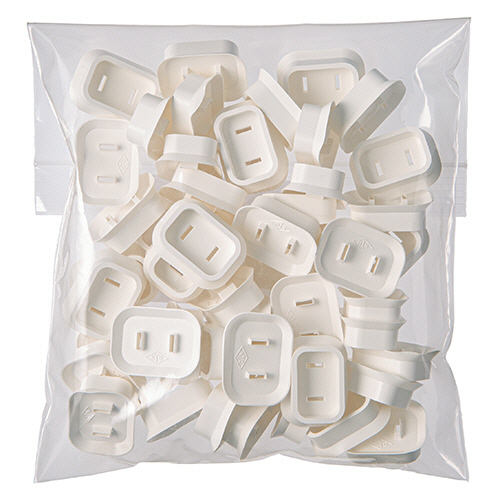 ＥＬＰＡ　安全プラグカバー　ストレートプラグタイプ　ホワイト　ＴＨ－ＡＮ２０１－５０Ｐ（Ｗ）　１パック（５０個）