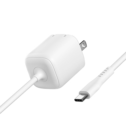 ハイディスク　Ｔｙｐｅ－Ｃケーブル一体型ＡＣ充電器　ＨＤ－ＡＣ２０ＷＣ１５ＷＨ　１個