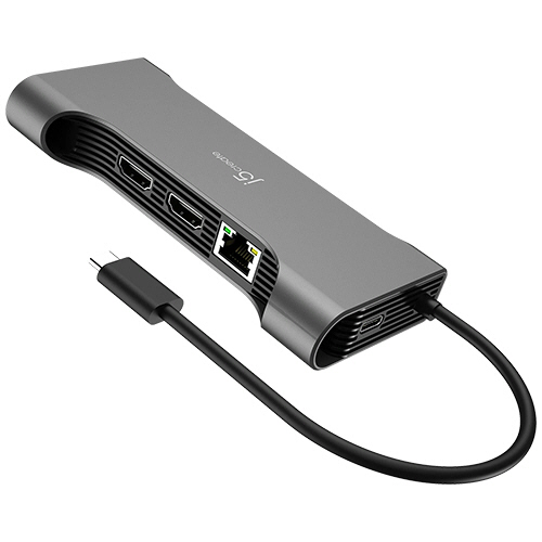 ｊ５　Ｃｒｅａｔｅ　１２ｉｎ１　ＵＳＢ－Ｃ　マルチハブ　ＨＤＭＩ＋ＰＤ１００Ｗ　スペースグレー　ＪＣＤ３６７　１個