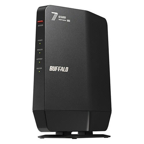 バッファロー　ＡｉｒＳｔａｔｉｏｎ　無線ＬＡＮ親機　１１ｂｅ／ａｘ／ａｃ／ｎ／ａ／ｇ／ｂ　５７６４＋６８８Ｍｂｐｓ　ブラック　ＷＳＲ６５００ＢＥ６Ｐ－ＢＫ　１台