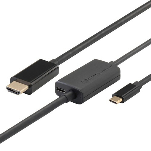 ラトックシステム　ＵＳＢ　Ｔｙｐｅ－Ｃ　ｔｏ　ＨＤＭＩ　変換ケーブル（ＰＤ対応）　３ｍ　ＲＳ－ＵＣＨＤ４Ｋ６０－３Ｍ　１本