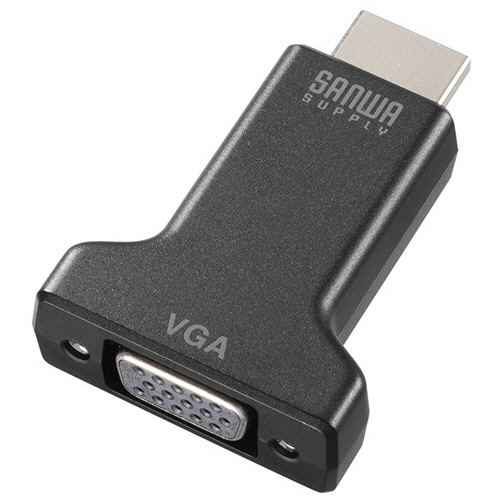 サンワサプライ　ＨＤＭＩ－ＶＧＡ変換アダプタ（オーディオ出力付き）　（ＲｏＨＳ指令１０準拠）　ＡＤ－ＨＤ３３ＶＧＡ　１個