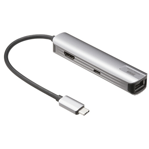 サンワサプライ　ＵＳＢ　Ｔｙｐｅ－Ｃ　スリムドッキングハブ　ＵＳＢ－５ＴＣＨＬＰ７Ｓ　１個