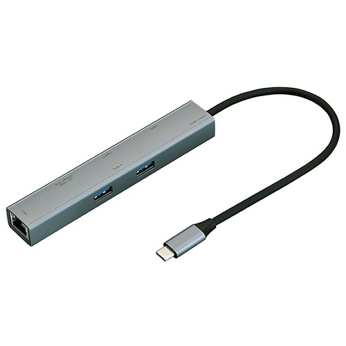 ナカバヤシ　Ｔｙｐｅ－Ｃ　６ｉｎ１　スリムドッキングステーション　グレー　ＵＤ－Ｃ０７ＧＹ　１個