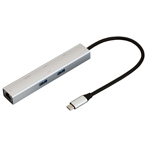 ナカバヤシ　Ｔｙｐｅ－Ｃ　６ｉｎ１　スリムドッキングステーション　シルバー　ＵＤ－Ｃ０７ＳＬ　１個