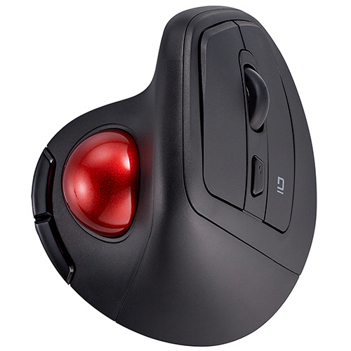 ナカバヤシ　Ｄｉｇｉｏ２　Ｂｌｕｅｔｏｏｔｈエルゴ　静音５ボタン光学式トラックボール　ブラック　ＭＵＳ－ＴＢＫＦ２６４ＢＫ　１個