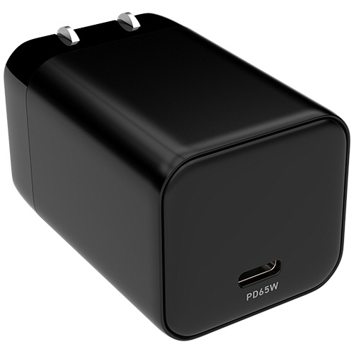 オウルテック　最大ＰＤ６５Ｗ　ＧａＮ　Ｔｙｐｅ－Ｃ　ＡＣ充電器　ブラック　ＯＷＬ－ＡＣ６５０２－ＢＫ　１個