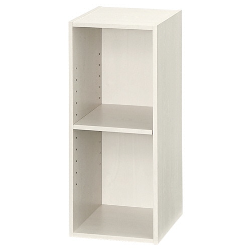 YAMAZEN スリムユニット 2段 幅250×奥行290×高さ590mm ジョイホワイト SLU-60252(JW3D) 1台