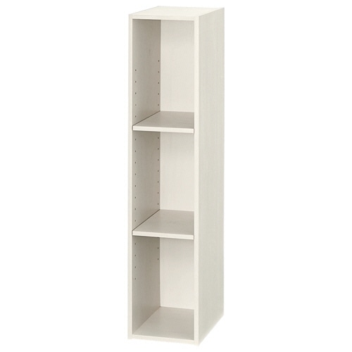 YAMAZEN スリムユニット 3段 幅200×奥行290×高さ890mm ジョイホワイト SLU-90203(JW3D) 1台