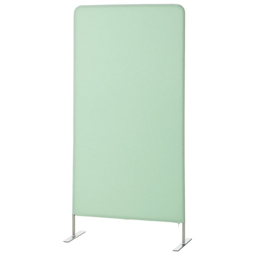 AKIRA クロススクリーンパーテーション 幅800×奥行340×高さ1600mm グリーン KSC-1608-GR 1台