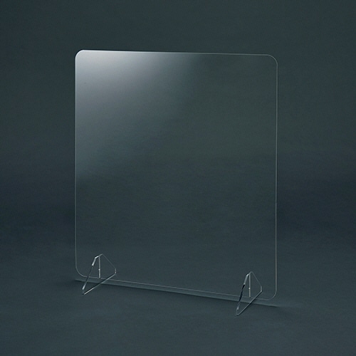 クラフトマン アクリルパーテーション 再生材入 幅600×高さ650(665)mm CSA-007 1台