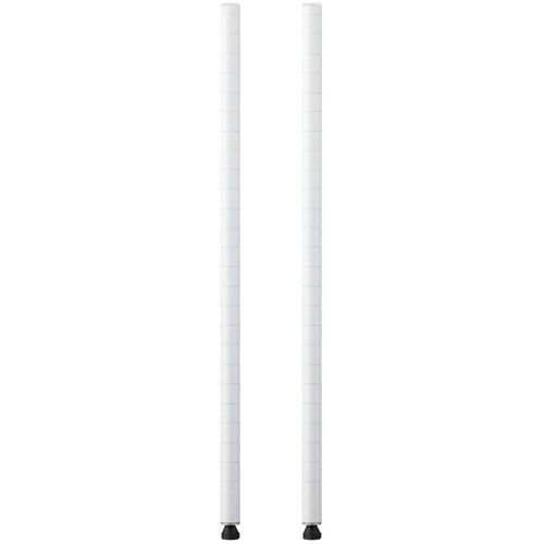 エレクター ベーシックシリーズ ポール 高さ300mm ホワイト B12PW2 1セット(2本)