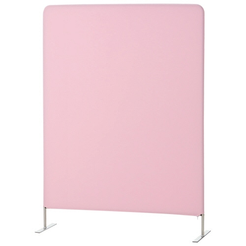 AKIRA クロススクリーンパーテーション 幅1200×奥行340×高さ1600mm ピンク KSC-1612-PK 1台