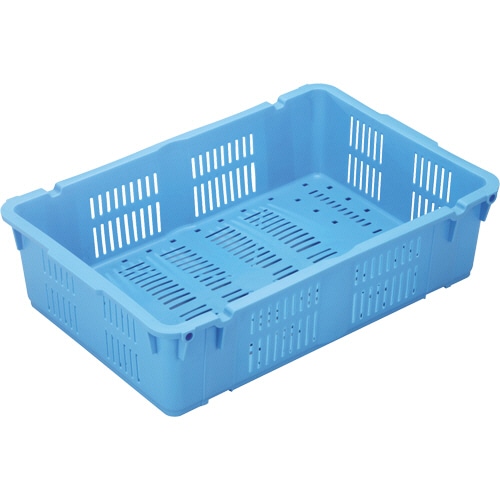岐阜プラスチック工業 リス プラスケット No.400 37L ブルー PK400 1台