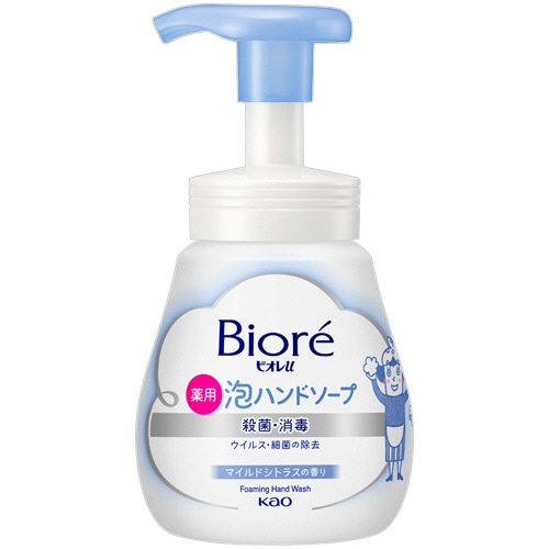 花王 ビオレu 薬用泡ハンドソープ マイルドシトラスの香り 本体 240mL 1本