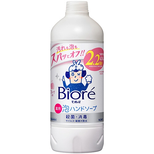 花王 ビオレu 薬用泡ハンドソープ フルーツの香り つめかえ用 430mL 1本