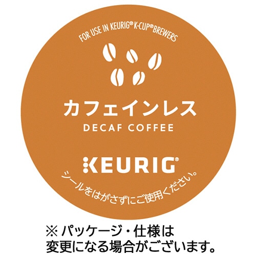 キューリグ Kカップ専用カートリッジ カフェインレス 1箱(12杯)
