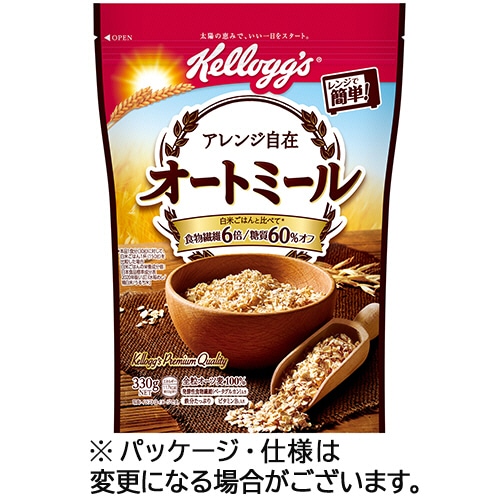 日本ケロッグ オートミール 330g 1パック