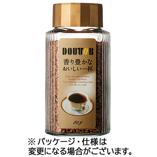 ドトールコーヒー 香り豊かなおいしい一杯 80g瓶 1本