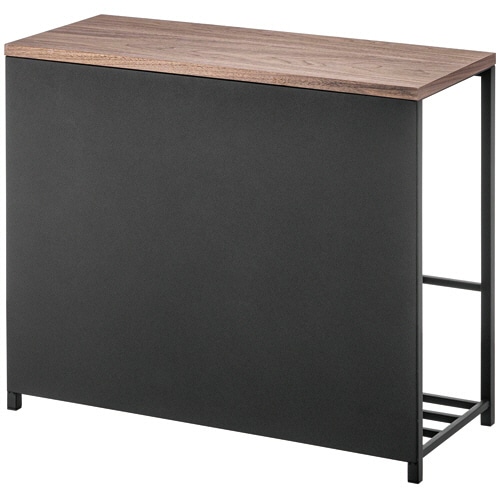 山崎実業 収納付き玄関ベンチ タワー ブラック 1台