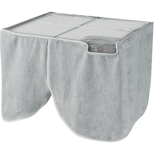 アピックス デスクパネルヒーター グレー ADH-181-GY 1台