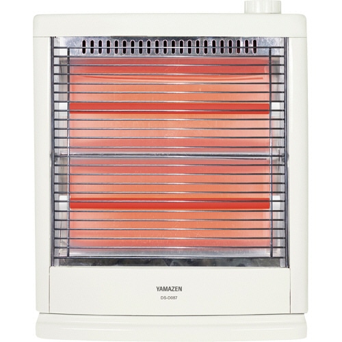 YAMAZEN 電気ストーブ ホワイト DS-D088(W) 1台
