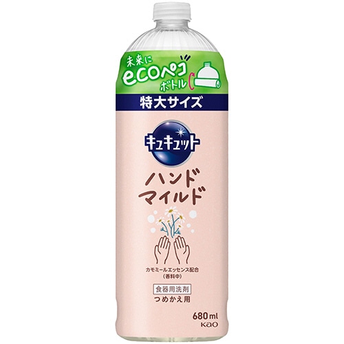 花王 キュキュット ハンドマイルド カモミールの香り つめかえ用 680mL 1本