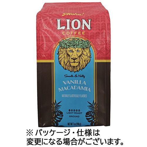 キーコーヒー ライオンコーヒー バニラマカダミア 198g(粉) 1袋