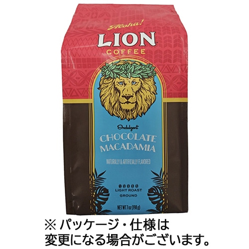 キーコーヒー ライオンコーヒー チョコレートマカダミア 198g(粉) 1袋