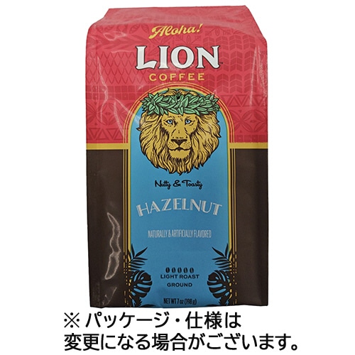 キーコーヒー ライオンコーヒー ヘーゼルナッツ 198g(粉) 1袋