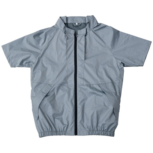 YAMAZEN ファン付きウェア KAZEfit 半袖 グレー Lサイズ KF2SH-L LG 1着