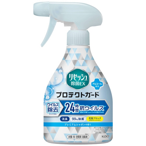 花王 リセッシュ 除菌EX プロテクトガード プレミアムシャボンの香り 本体 350mL 1本