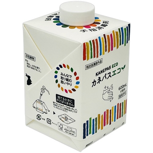 兼一薬品工業 手指消毒剤 カネパスエコ 付替用 600ml 1本