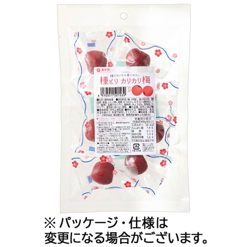 赤城フーズ 種とりカリカリ梅 50g 1パック