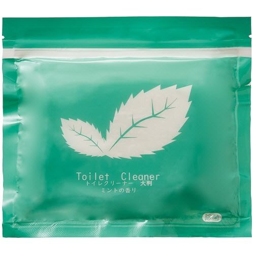 TANOSEE トイレクリーナー チャック袋タイプ ミント 大判 1パック(12枚)