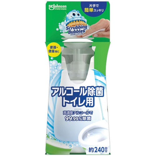 ジョンソン スクラビングバブル アルコール除菌 トイレ用 本体 300mL 1個