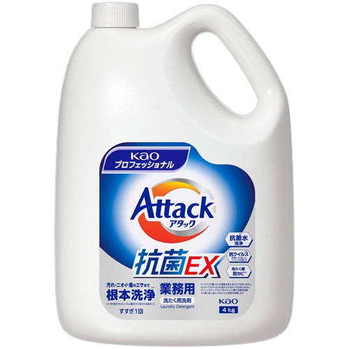 花王 アタック抗菌EX つめかえ用 業務用 4kg 1本