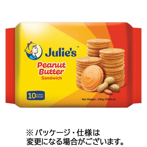 富永貿易 ジュリーズ ピーナッツバターサンド 1袋(20枚:2枚×10パック)