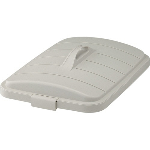 リス WORK&WORK角ペール 90L D型フタ グレー DS-986-752-7 1個