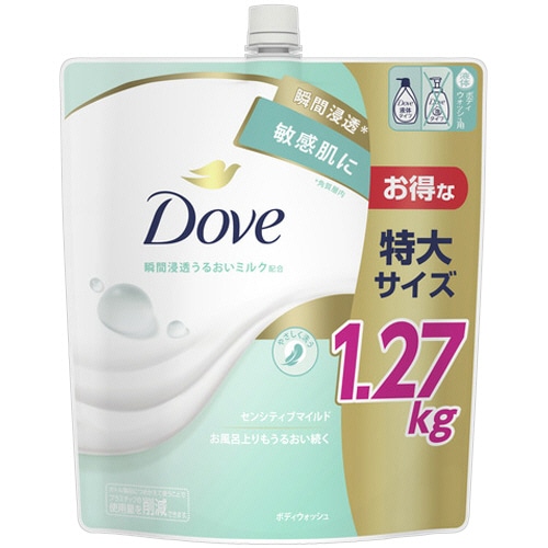 ユニリーバ ダヴ ボディウォッシュ センシティブマイルド つめかえ用 1270g 1個