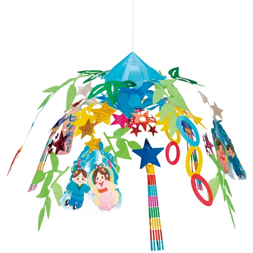 ササガワ 七夕飾り 七夕ドロップセンター 39-1875 1本